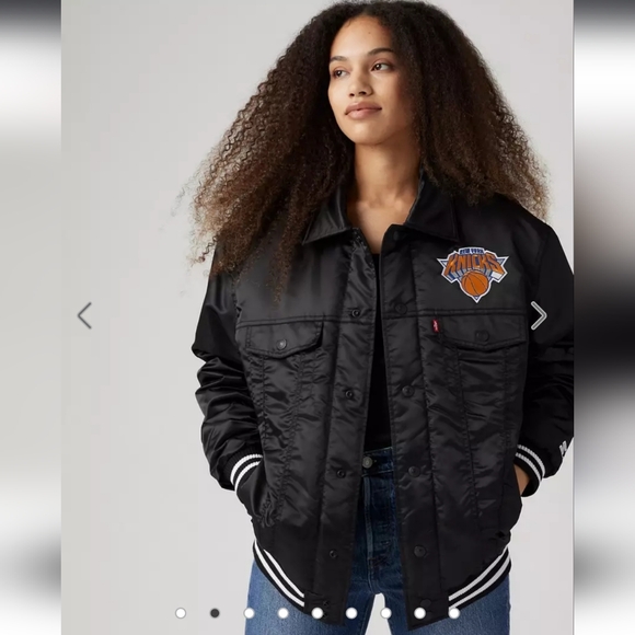 NWT Levi's x Starter Jacket New York Knicks Mens Small - Picture 7 of 9
